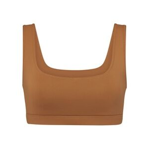 NWT SKIMS Swim Tank Bikini Top Almond Medium